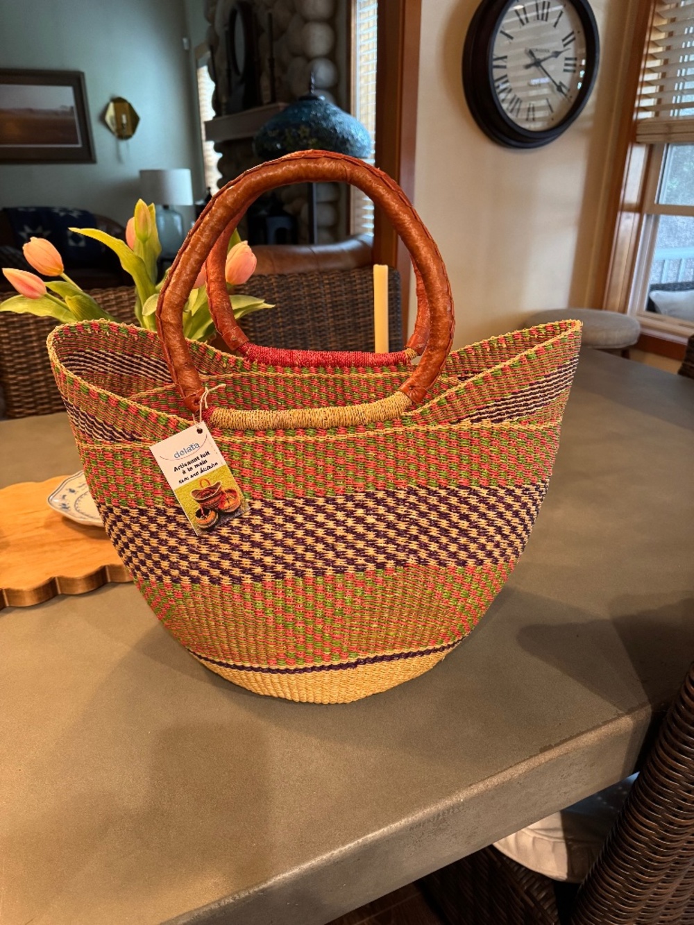 African Market Basket NWT
